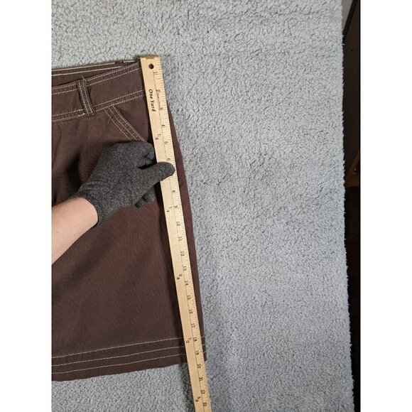 Cabela's Skirt Womens 12 Button Flap Cotton Stretch Brown Casual Outdoor - Picture 14 of 14